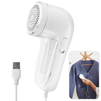 Electric Portable Fabric Lint Remover Household Clothes Shaver Professional Fuzz Trimmer with Brush Blade for Fabric Fluff Remov