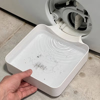 1 Washing Machine Drain Water Collection Tray, No Overflow, Lint Filter and Foreign Object Collection Drip Tray, Clean Laundry Room Water Collection Box