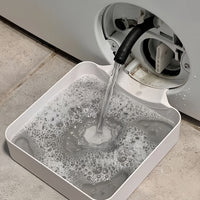1 Washing Machine Drain Water Collection Tray, No Overflow, Lint Filter and Foreign Object Collection Drip Tray, Clean Laundry Room Water Collection Box