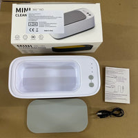 Ultrasonic Cleaning Machine Mini High-frequency Vibration Cleaning Adjustable Glasses Jewelry Pacifier Timed Cleaning Tool